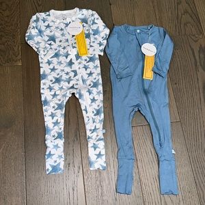 *NWT* Set of 2 Dreamland Baby Bamboo PJs with DreamCuffs Size 12-18 months